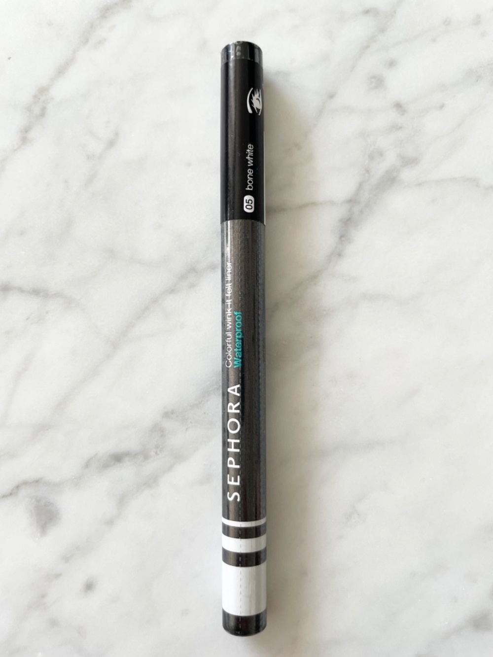 NWT SEPHORA Colorful Wink-It Felt Tip Waterproof Liquid Liner - 05 BONE WHITE